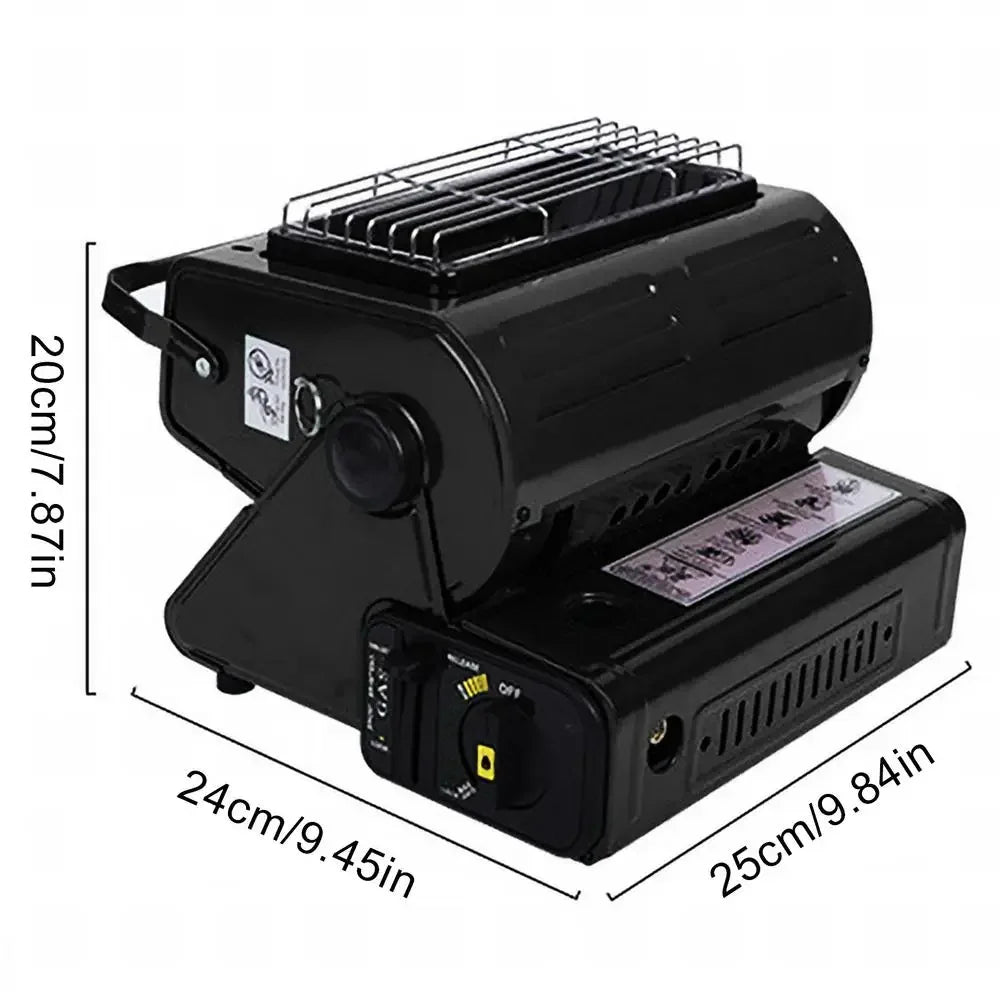 Camping Wind Proof Gas Burner Outdoor Heating Stove Gas Stove Portable Propane Heater Strong Fire Stove Heater Picnic Tourist