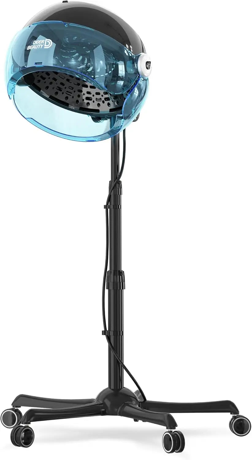 Professional Standing Hair Dryer - 1875W Floor Standing Hooded Dryer Hair Bonnet with Ionic Generator for Professional Salon