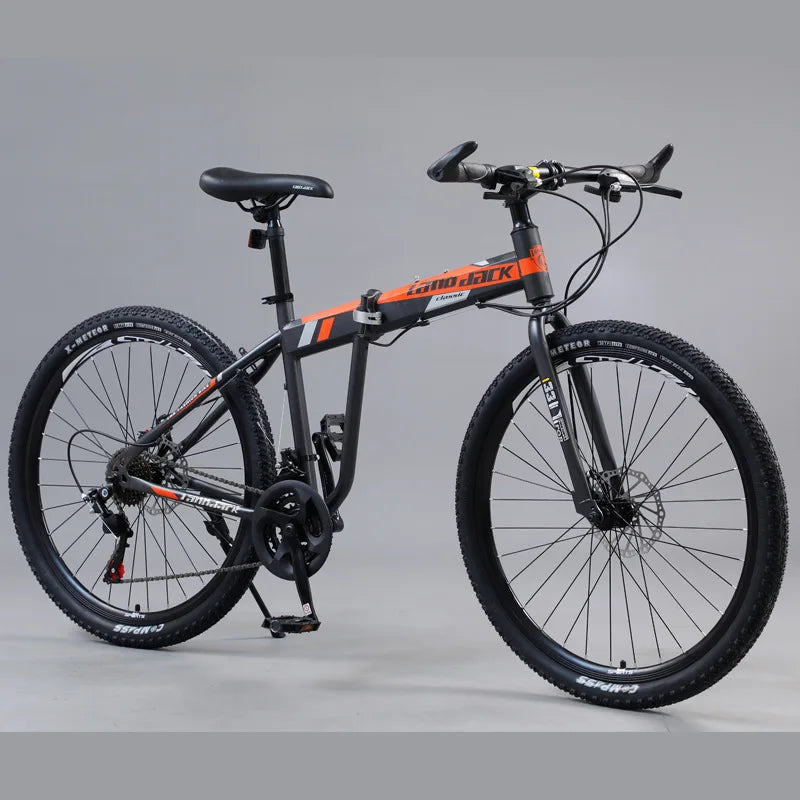 Cooya Mountain Bike 26 Inch Double Shock-absorbing Spoke Wheel Folding Multi Speed Mountain Bike Made Of High Carbon Steel 2025