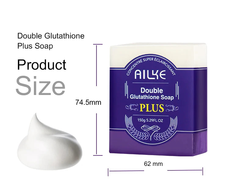 AILKE Reduce Blemish Smooth Skin Soap, Scented Bar, For Black Skin, Dark Skin, Caramel Skin, Lightening for Face & Body