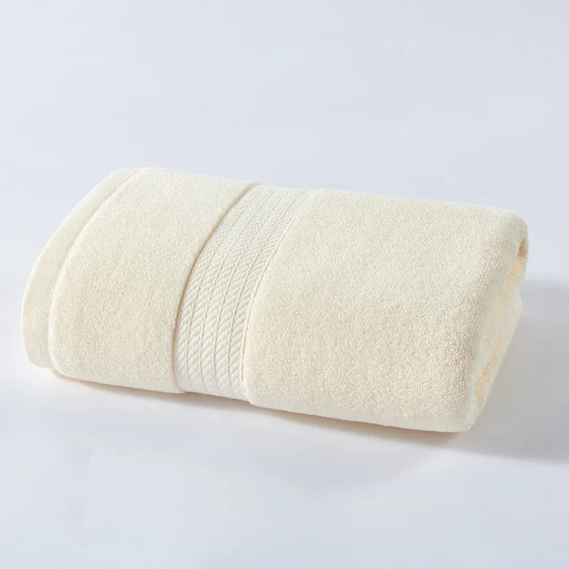 Set of 1/2 Cotton Bath Face Hand Big Towels 50x100cm Quick-drying Absorbent Washcloths Grey Towels For Bathroom 타월 Serviettes
