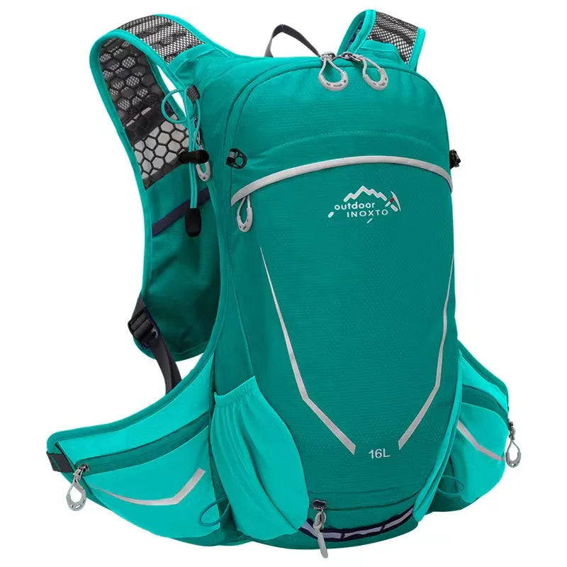 Outdoor Sports Ultra-light Backpack 16L Running Backpack Hydrating Vest Hiking Cycling Bicycle Backpack with 2L Water Bag