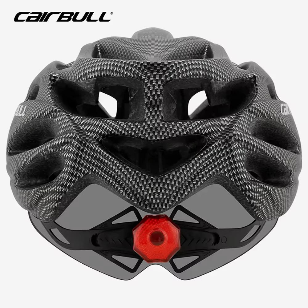 Bicycle Belmet Cycling Helmets MTB Mountain Road Racing Bike Helmet Lightweight Breathable Led Safety Goggles Summer Cycle Casco