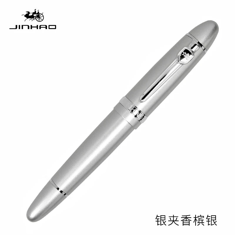 Jinhao Luxury 159 Fountain Pen High Quality Metal Inking Pens for Office Supplies School Supplies Stationery Pens for Writing
