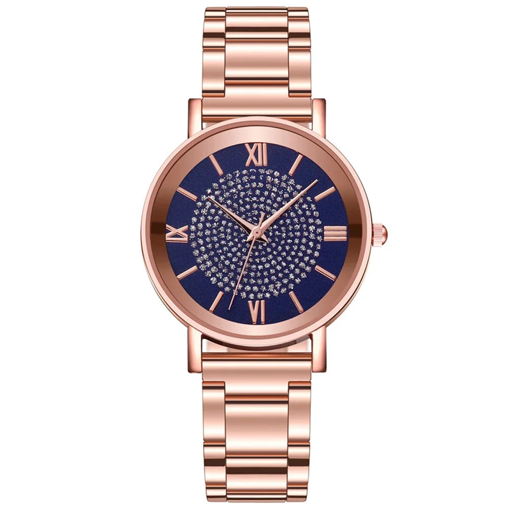 Vintage Luxury Women Watch Female Quartz Wristwatch Stainless Steel Dial Casual 2024 New Fashion Bracelet Ladies Girls Clock