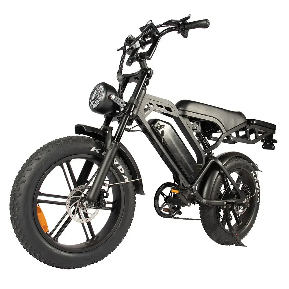 V20PRO new upgraded 1000W48V15AH off-road mountain beach riding for men Ebike 20 Inch 45KM/H with rear seat rack electric bike