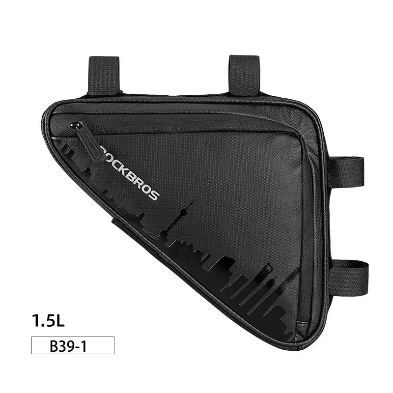 ROCKBROS Bicycle Bag Ultra-light Tube Bike Storage Bag Triangle Saddle Frame Pouch for Cycling Outdoor Sports Bike Accessories