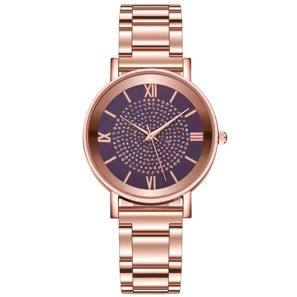 Vintage Luxury Women Watch Female Quartz Wristwatch Stainless Steel Dial Casual 2024 New Fashion Bracelet Ladies Girls Clock