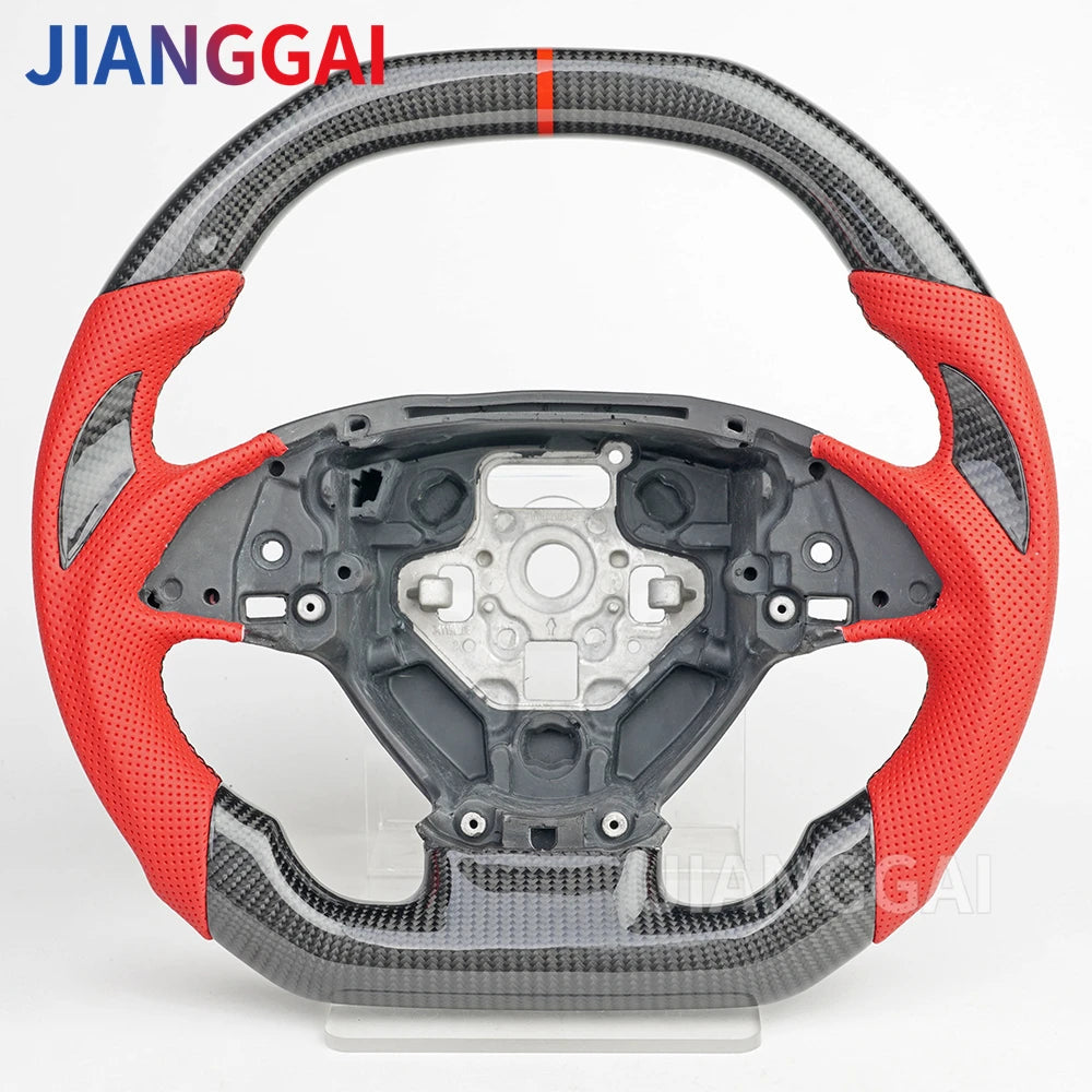 LED Carbon Fiber Car Racing Steering Wheel For Chevrolet Camaro 2016-2023 Corvette C7 Chevy ss 2014-2019 Carbon Steering Wheel