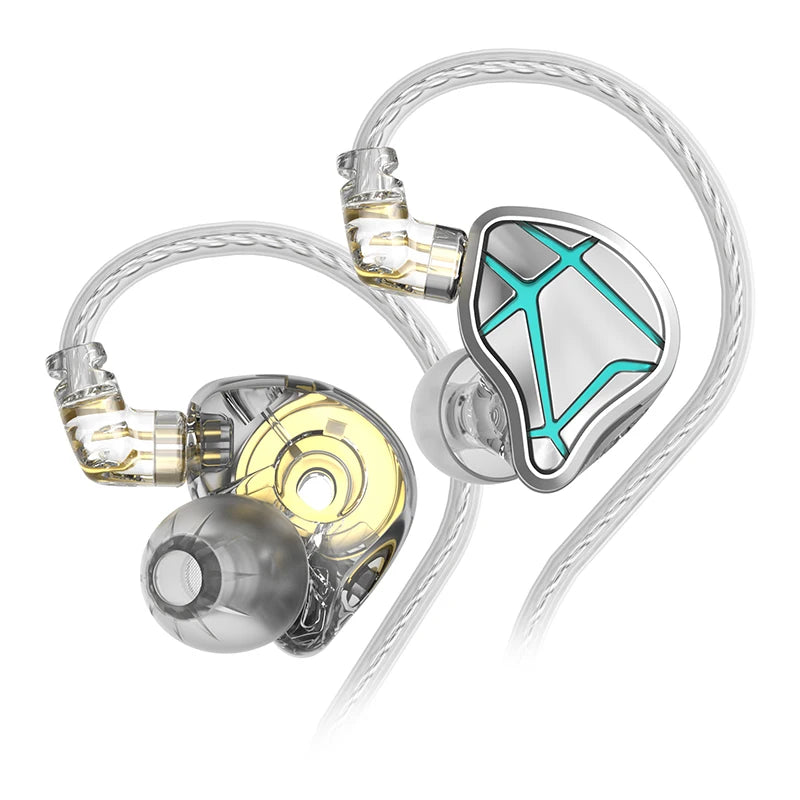 KZ ESX Special Edition Wired Earphones 12MM Dynamic Bass Earbuds In Ear Monitor Headphones Sport Noise Cancelling HIFI Headset