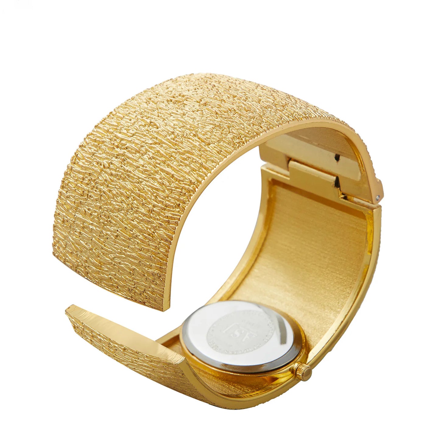 ASJ Women's Bracelet Watch reloj mujer Gold Luxury Bark Pattern Simple watch for women relojes para damas