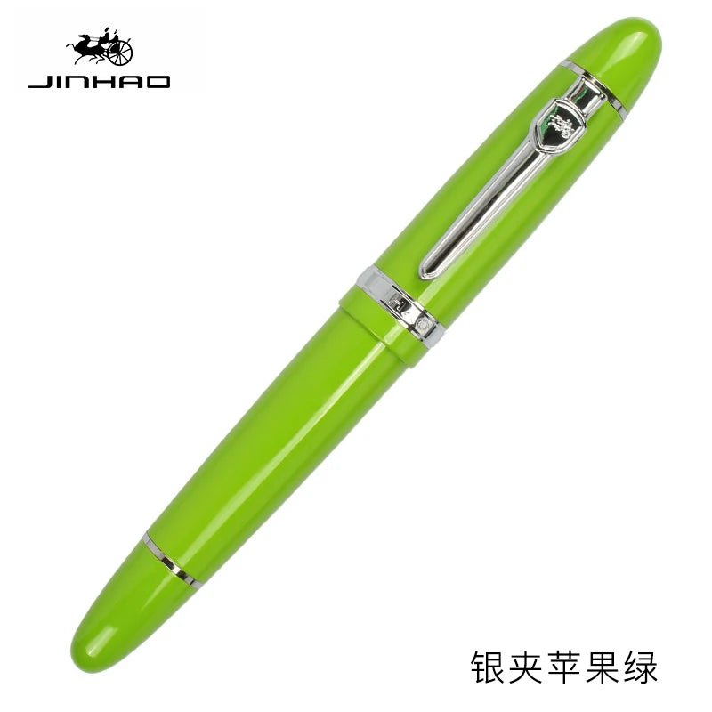 Jinhao Luxury 159 Fountain Pen High Quality Metal Inking Pens for Office Supplies School Supplies Stationery Pens for Writing