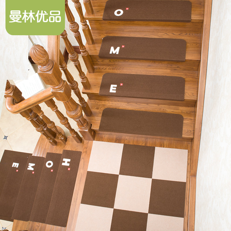 Stair Step Mats Non-Slip Mat For Home Stair Mat Carpet Glue-Free Self-Adhesive Mat Luminous Stair Carpet Floor Mat