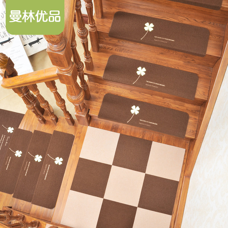 Stair Step Mats Non-Slip Mat For Home Stair Mat Carpet Glue-Free Self-Adhesive Mat Luminous Stair Carpet Floor Mat