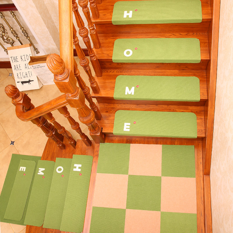 Stair Step Mats Non-Slip Mat For Home Stair Mat Carpet Glue-Free Self-Adhesive Mat Luminous Stair Carpet Floor Mat