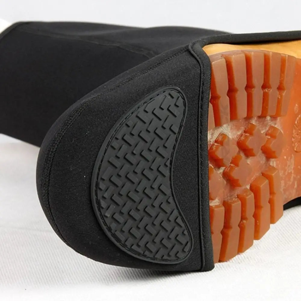 Cold-proof Cycling Shoe Covers Neoprene Waterproof Windproof Ankle Protector Warm Foot Case Motorcycle Riding Leg Covers