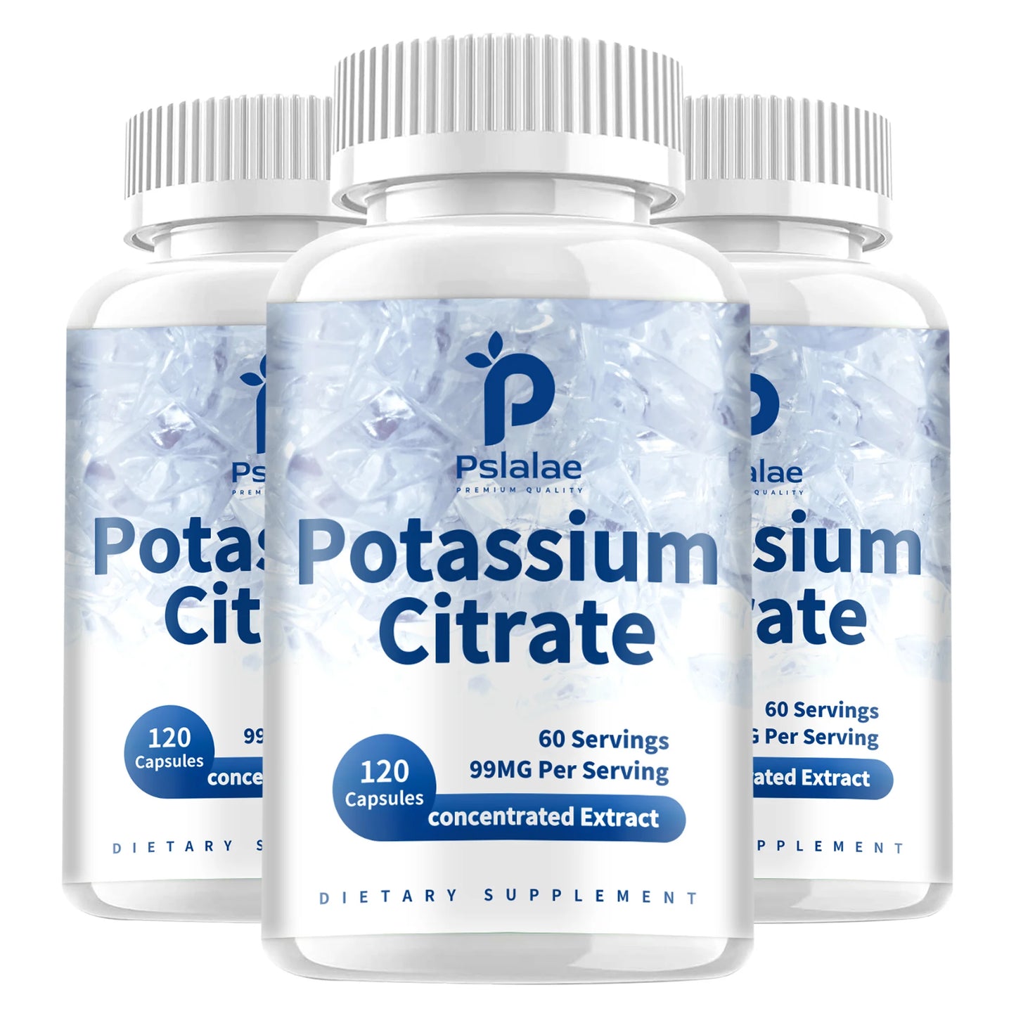 Potassium Citrate Capsules - Maintains Electrolyte Balance And Supports Muscle, Bone, And Heart Health - 120 Capsules