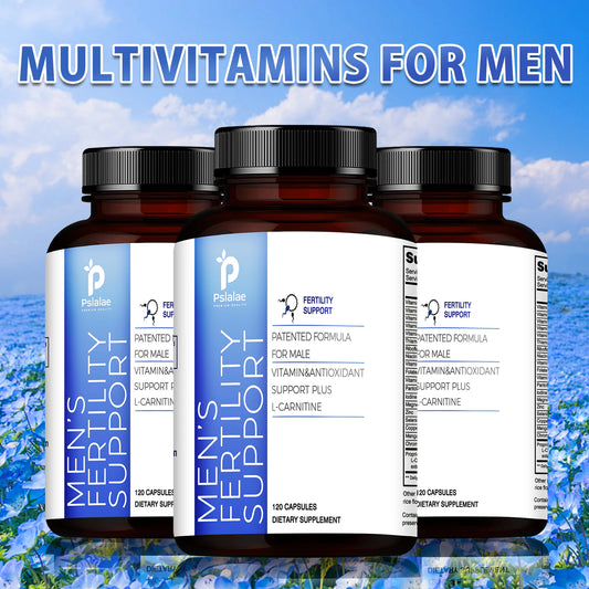 Men's Fertility Support - Supports Male Reproductive Health, Enhances Strength, Performance, Energy and Endurance - 120 Capsules