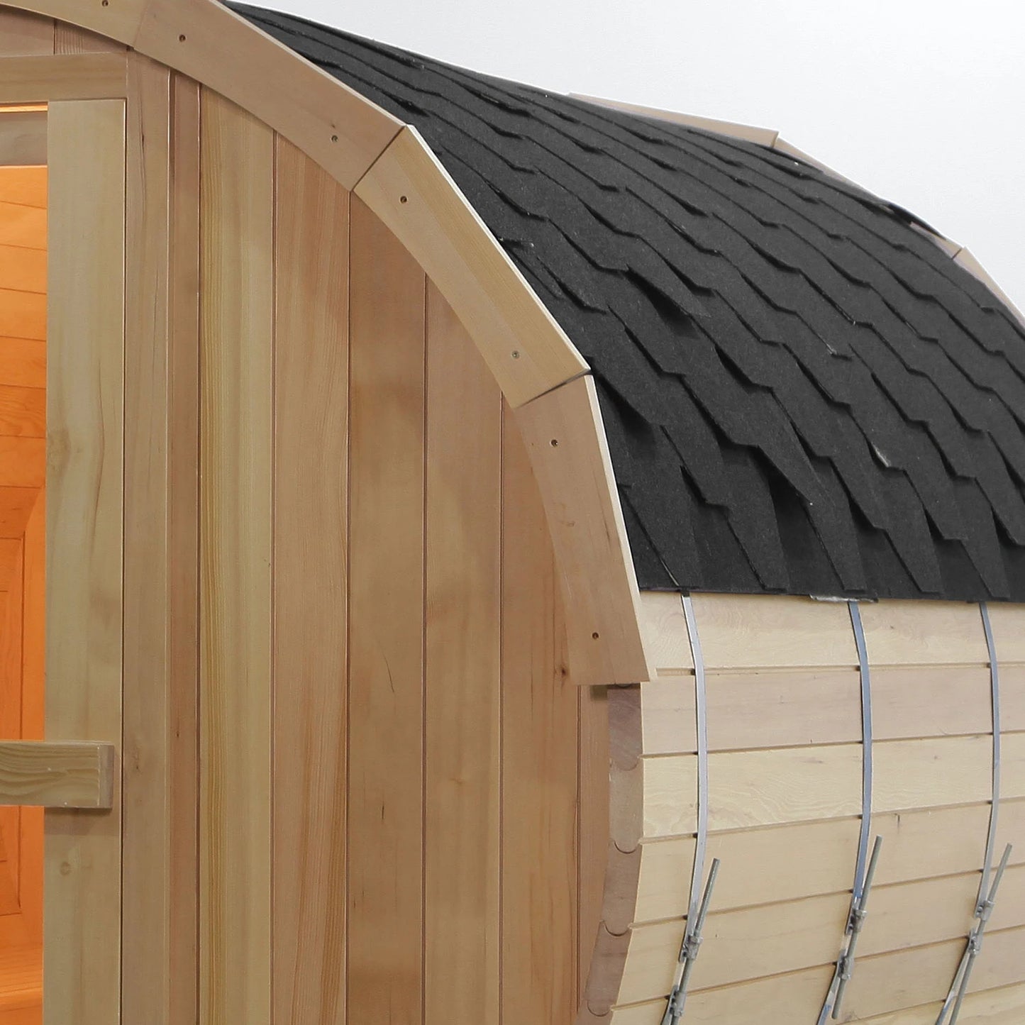 New Canadian Cedar Outdoor Dry Steam Sauna Bath Room Cedar Barrel Sauna Traditional Steam Sauna Room
