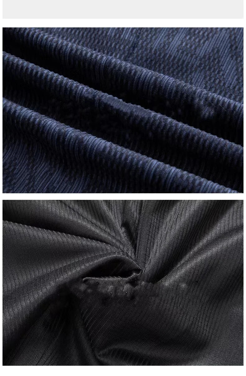 Men Casual Blazers Jacket Business Slim Fit  Jackets Suits Jacquard Corduroy Stretch Suit Men's Wedding and Party Suit