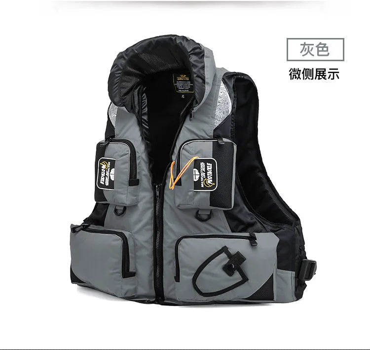 CE Unisex Polyester Life Jacket Swimming Life Vest Outdoor Sport Safety XXL Life Jacket For Drifting Boating Kayak Fishing Vest