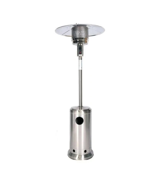 Umbrella Gas Heater LED Flame Liquefied Natural Gas Commercial Stove for Indoor Outdoor Use Freestanding for Hotels Homes