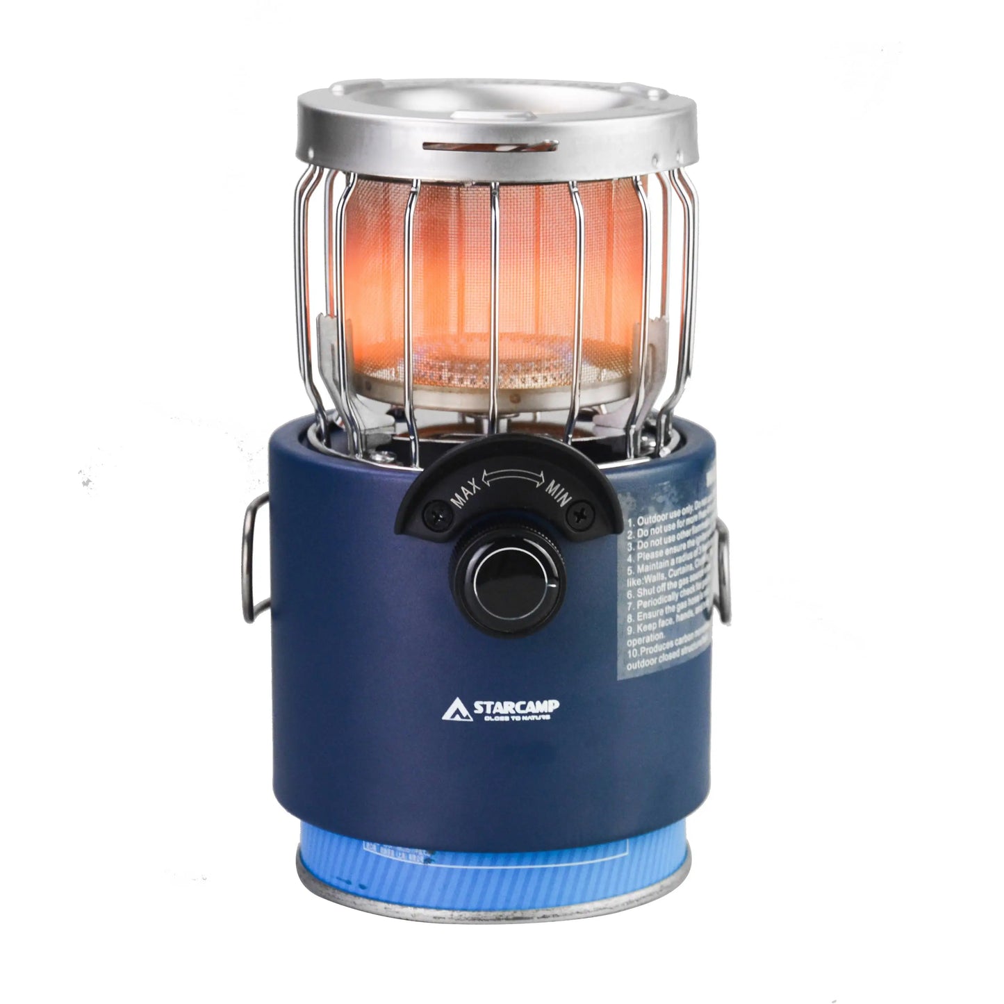 STARCAMP 2 in 1 Outdoor Mini Gas Heater & Stove for Camping Backpacking Hiking and Picnics