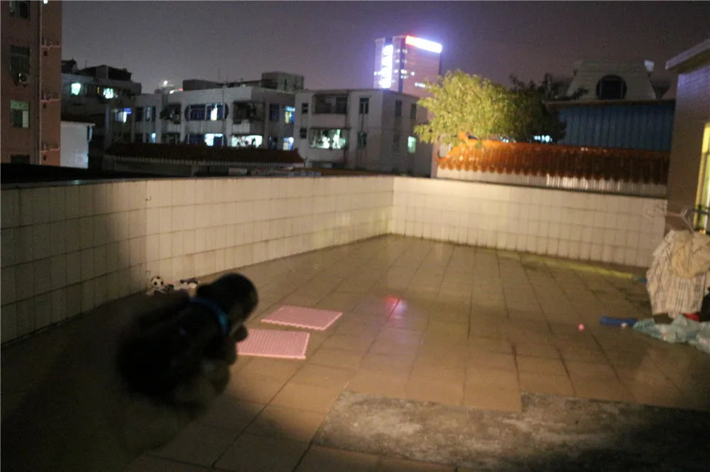 L2 Waterproof Dive Underwater 80 Meter LED Diving Flashlight Torches yellow Lamp Light Camping Lanterna With Stepless dimming