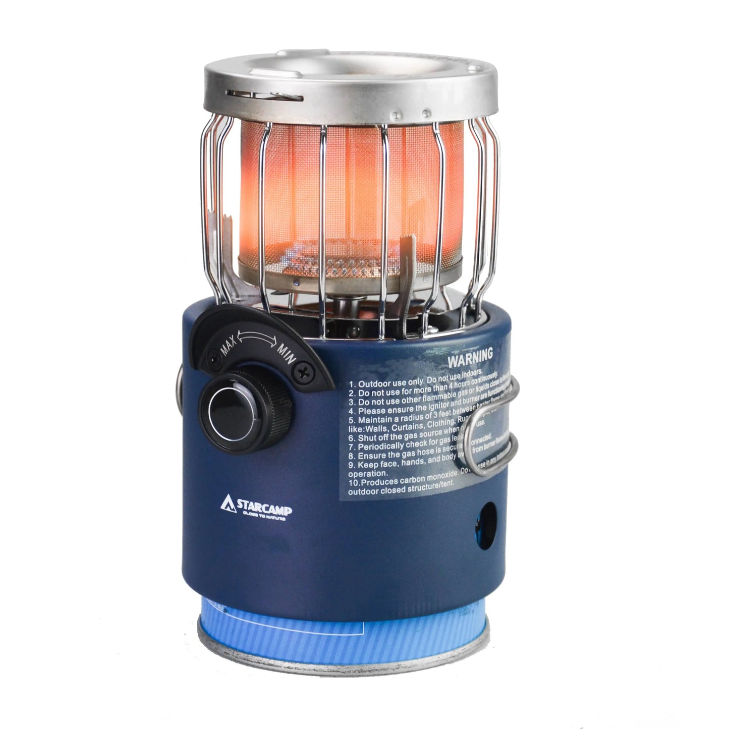 STARCAMP 2 in 1 Outdoor Mini Gas Heater & Stove for Camping Backpacking Hiking and Picnics