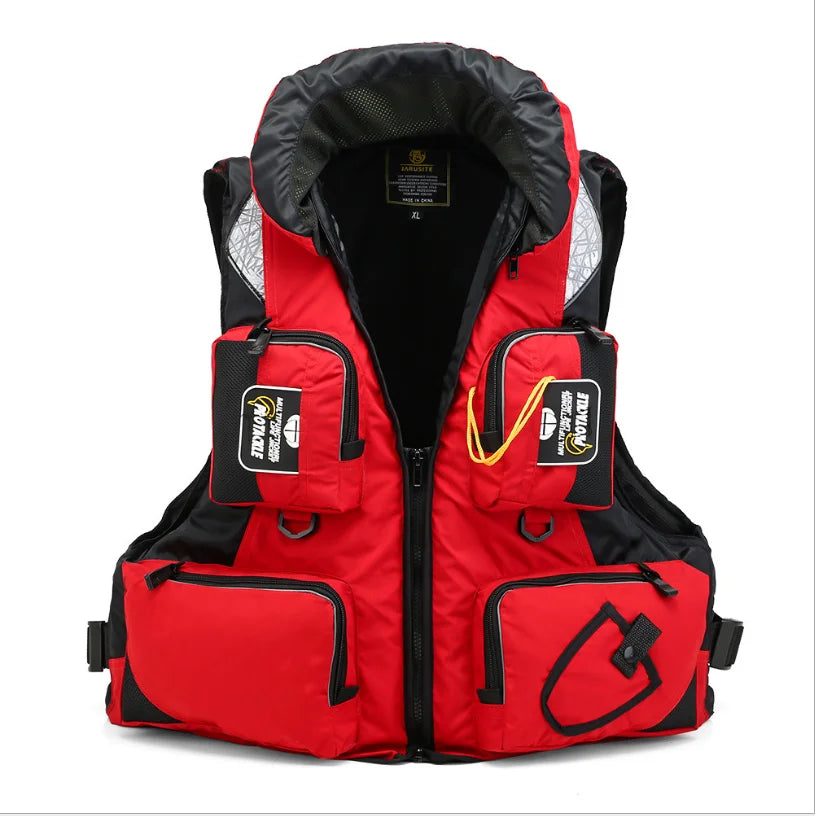 CE Unisex Polyester Life Jacket Swimming Life Vest Outdoor Sport Safety XXL Life Jacket For Drifting Boating Kayak Fishing Vest