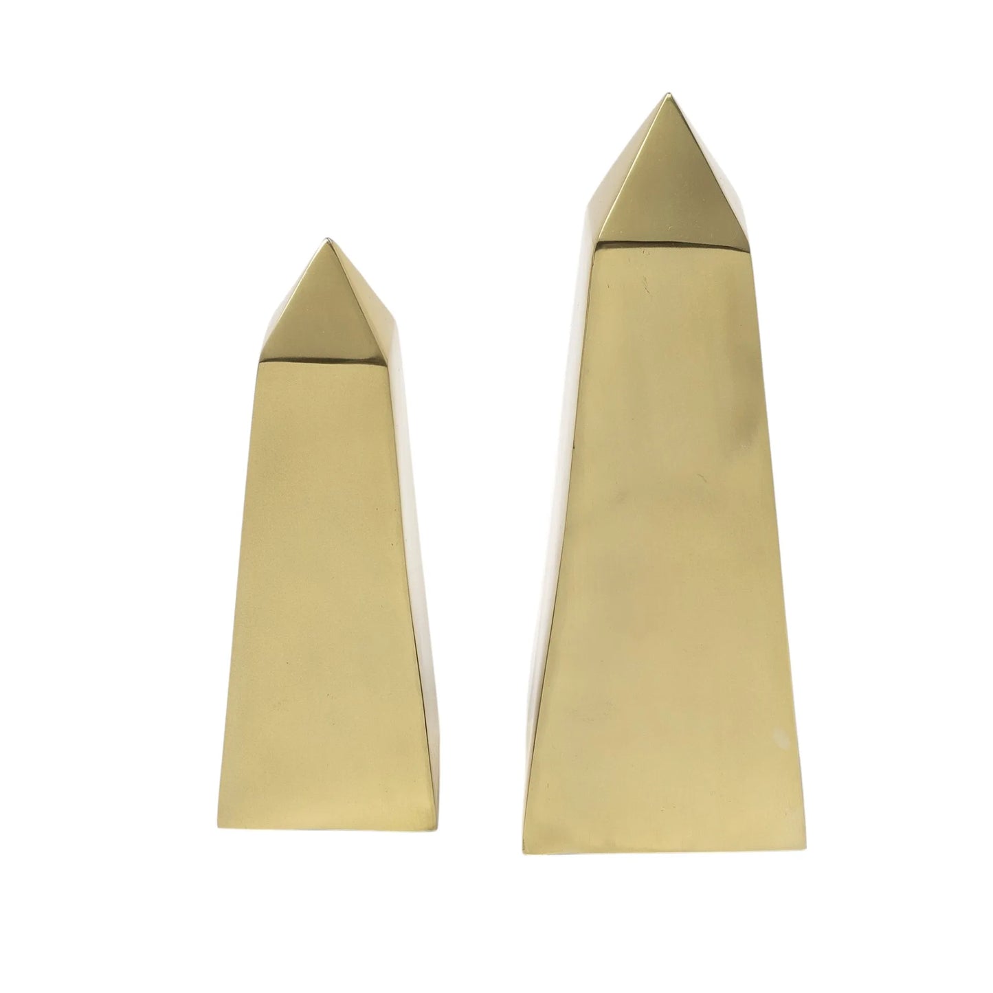 HMS Antiqued 11\" Gold Metal Tabletop Sculpture Set Aluminum Alloy Plated Featuring Floral Angelic Anime for Feng Shui Decor