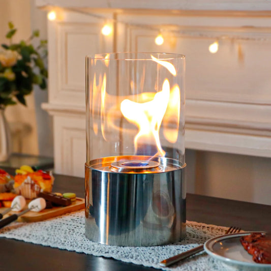 High Qualtity Indoor Tabletop Fireplace Stainless Steel Material Ethanol Fire Pit Portable Fireplace for Dining Table