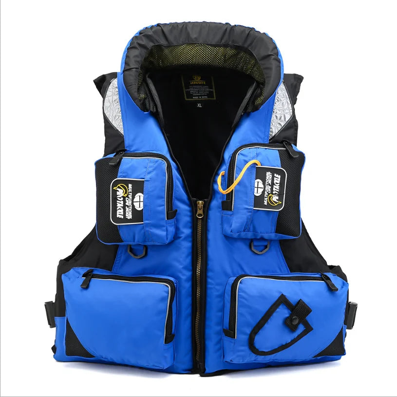 CE Unisex Polyester Life Jacket Swimming Life Vest Outdoor Sport Safety XXL Life Jacket For Drifting Boating Kayak Fishing Vest