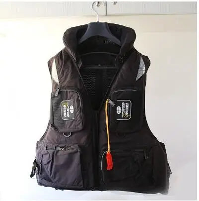 CE Unisex Polyester Life Jacket Swimming Life Vest Outdoor Sport Safety XXL Life Jacket For Drifting Boating Kayak Fishing Vest