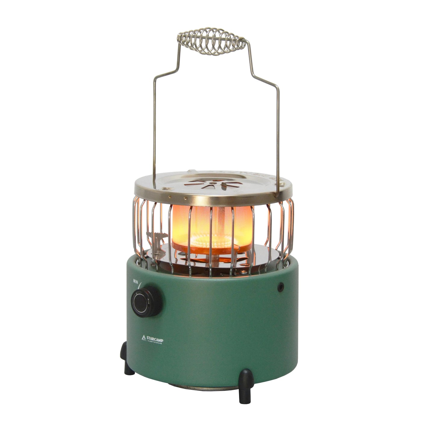 STARCAMP 2000W Portable Outdoor Camping Steel Gas Heater and Stove 2-in-1 Manual Split Structure