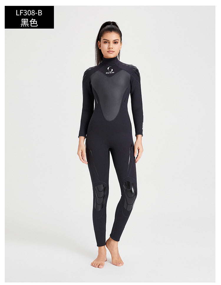 Wetsuit for Men Women 3mm Wetsuits Full Body Back Zip Keep Warm in Cold Water for Scuba Surfing Swimming Diving Snorkeling