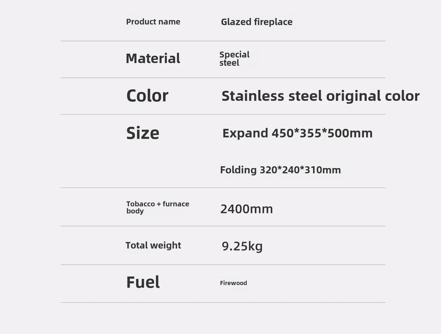 Firewood Fireplace Master Firewood Fireplace Outdoor Winter Heating Furnace Firewood stove Camping