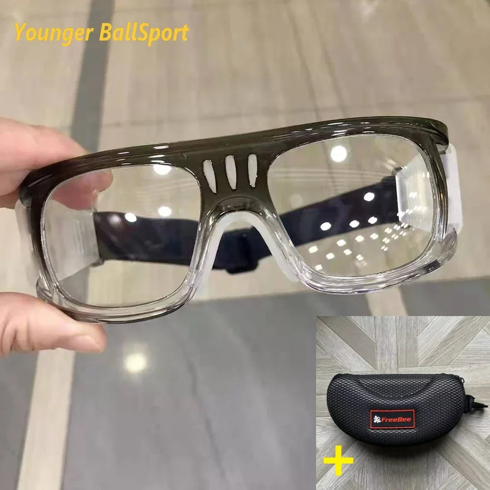 2025 Myopia Basketball Glasses Sport Eyewear Football Gradient Anti-Collision Glasses Removable Training Goggles Cycling Glasses