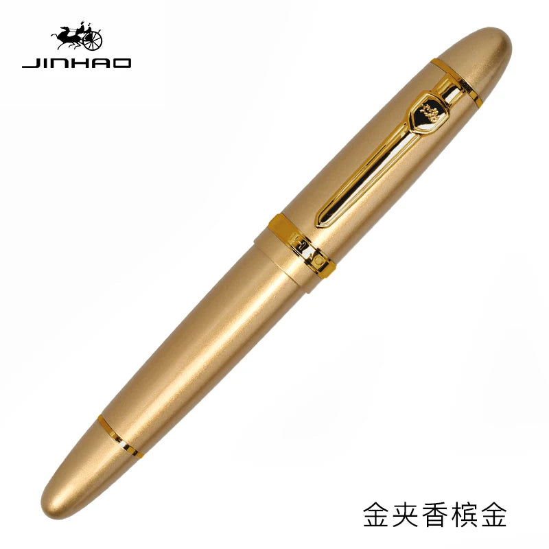 Jinhao Luxury 159 Fountain Pen High Quality Metal Inking Pens for Office Supplies School Supplies Stationery Pens for Writing