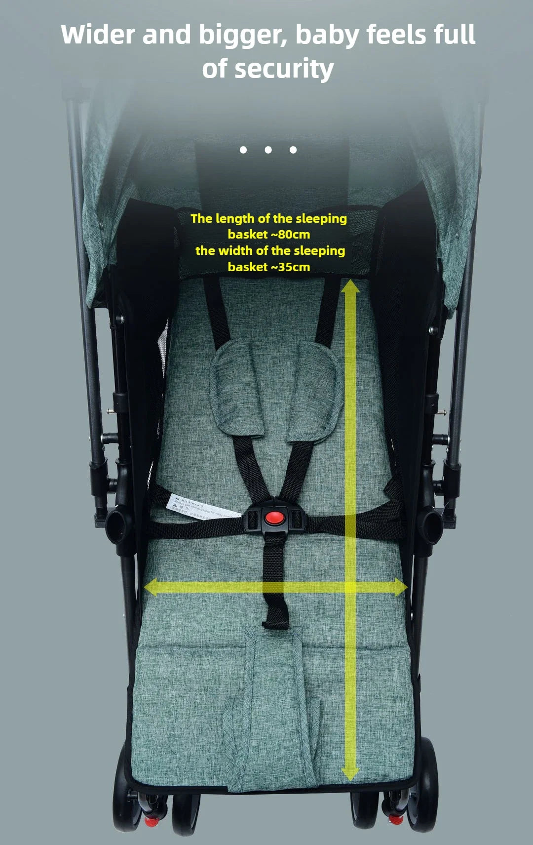 2025 New Baby Stroller Can Sit and Lie Down, Lightweight, Two-way, One-button Folding, Shock-absorbing 0 To 3 Years Old Stroller