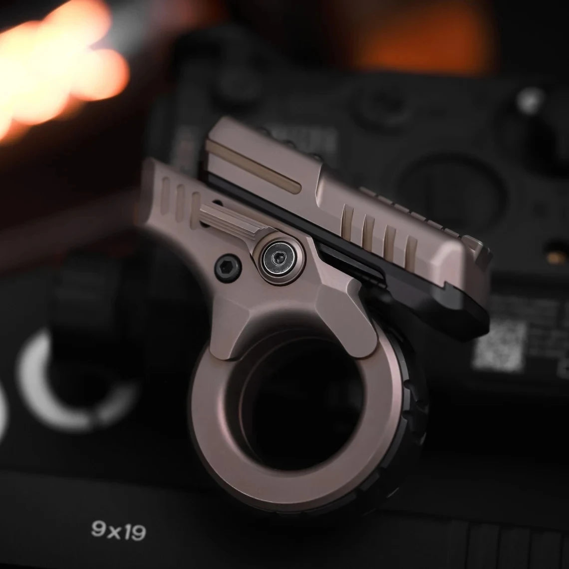 AZu Fidget Slider Toys EDC Alloy Zoom Ratchet Wheel Gyro Fidgeting Hand Fidget Spinner Anti Stress Sensory Toys