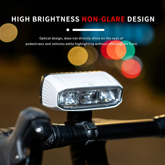 OFFBONDAGE Bicycle Front Light 1000LM Bike Headlight Waterproof Flashlight USB TYPE-C Charging MTB Road Cycling Lamp Accessories