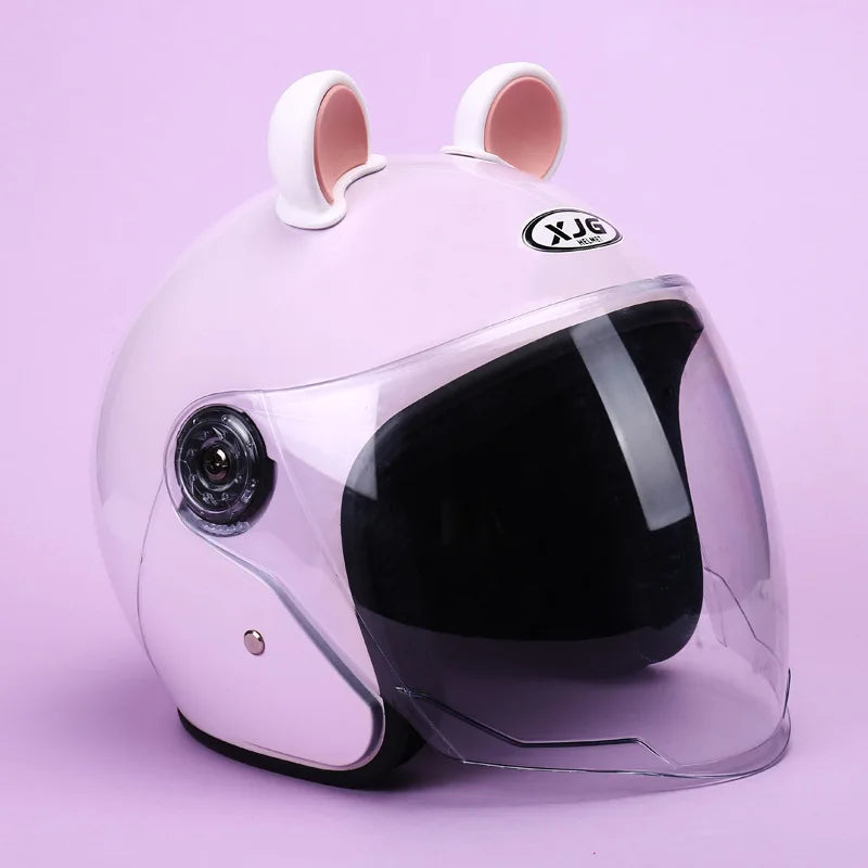 Men's and women's helmets, electric bikes, rain and fog resistant, all season universal motorcycle helmets