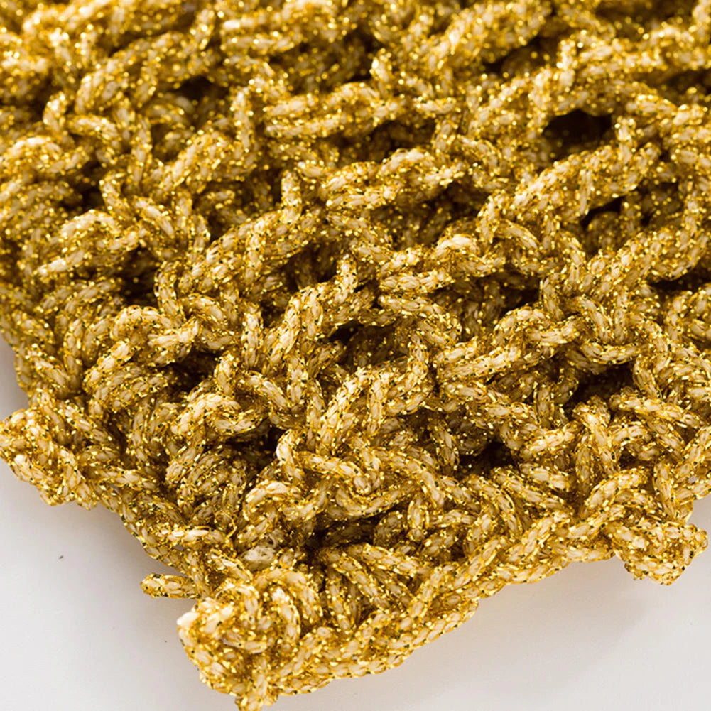 Gold Thread Dishwashing Cloth Spong Scouring Pad Household Dishes Cleaning Cloths Absorbent Scouring Dishcloth Cleaning Tool