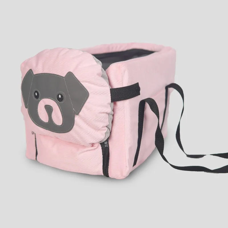 Cute Pet Car Luggage Multifunction Convenient Pet Car Safety Seat Large Capacity Dog Car Backpack Outdoor Travel