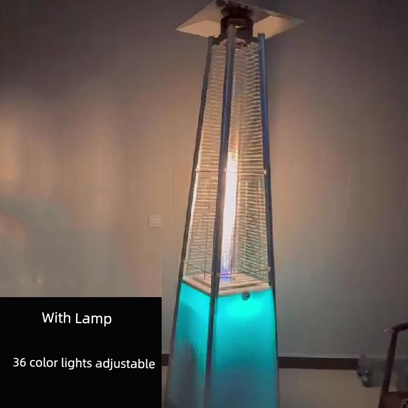 Commercial Landscape Real Fire Tower-Shaped Courtyard Gas Heater