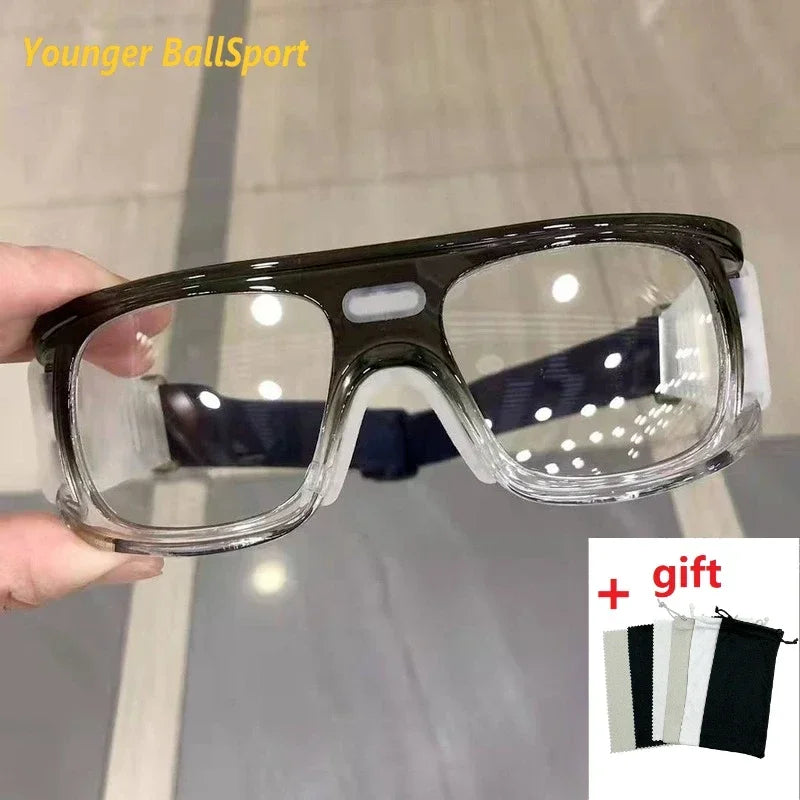 2025 Myopia Basketball Glasses Sport Eyewear Football Gradient Anti-Collision Glasses Removable Training Goggles Cycling Glasses