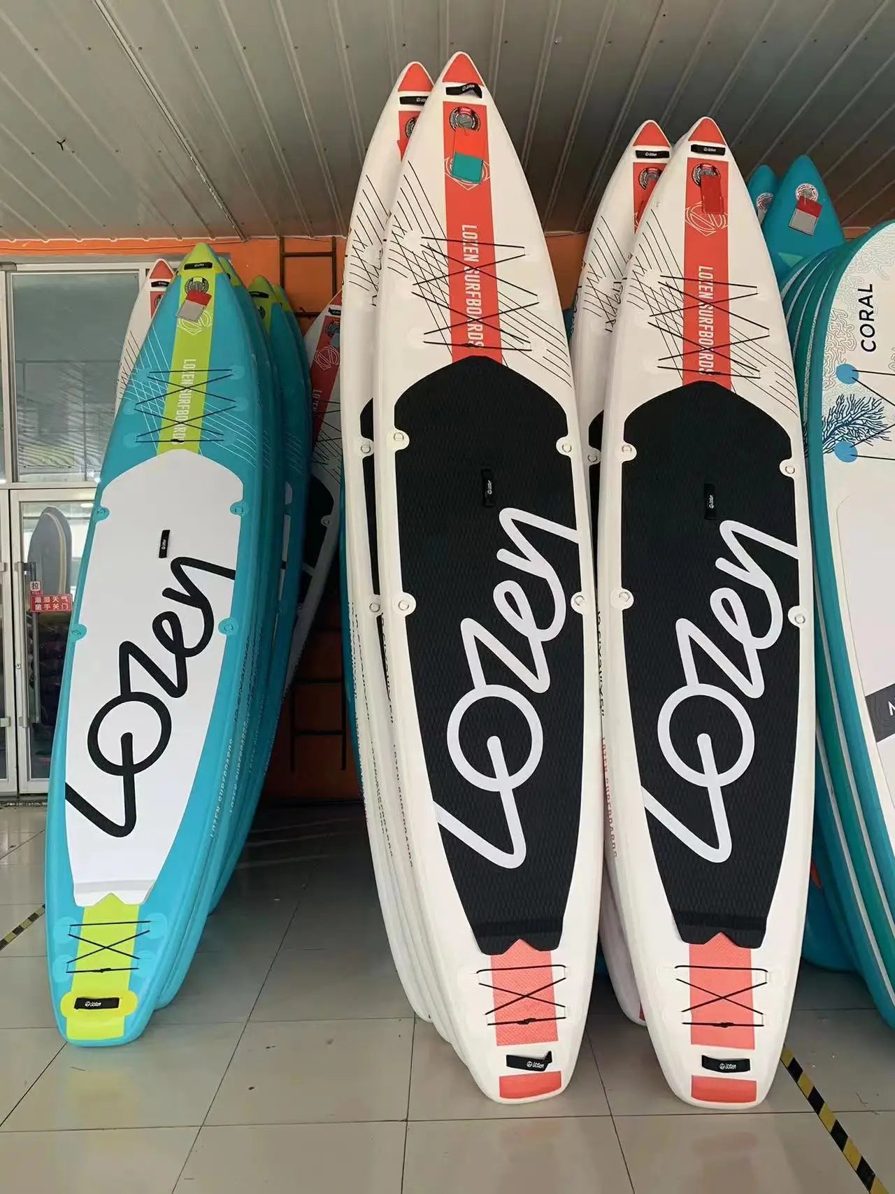 TOURUS  blue wood double layers sup boards melting inflatable stable stand up paddle board 11feet 33inch