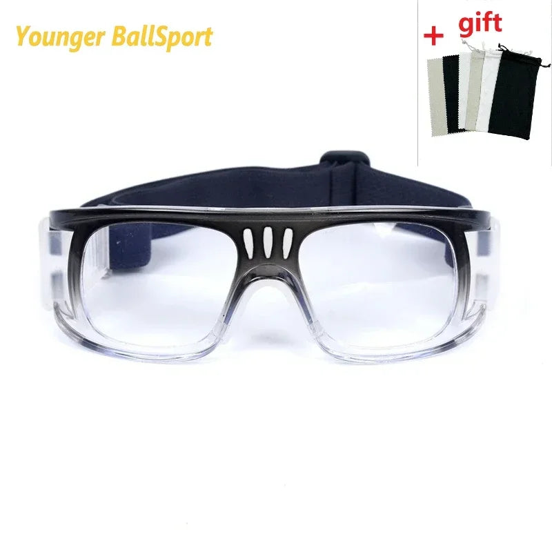 2025 Myopia Basketball Glasses Sport Eyewear Football Gradient Anti-Collision Glasses Removable Training Goggles Cycling Glasses
