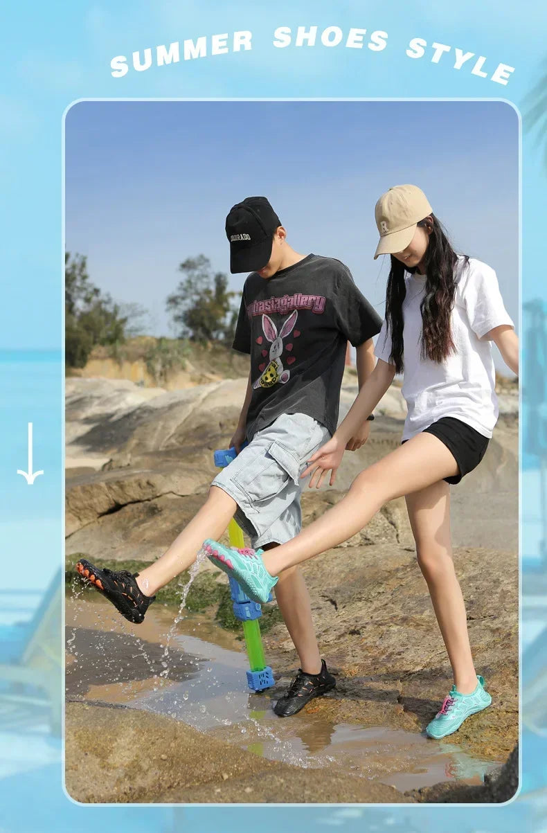 Unisex Quick-Drying Non-Slip Women Wading Boots Swimming Beach Sneaker Men Fishing Outdoor River Aqua Shoes Water Swimming Shoes